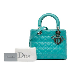 Medium Lambskin Cannage Lady Dior