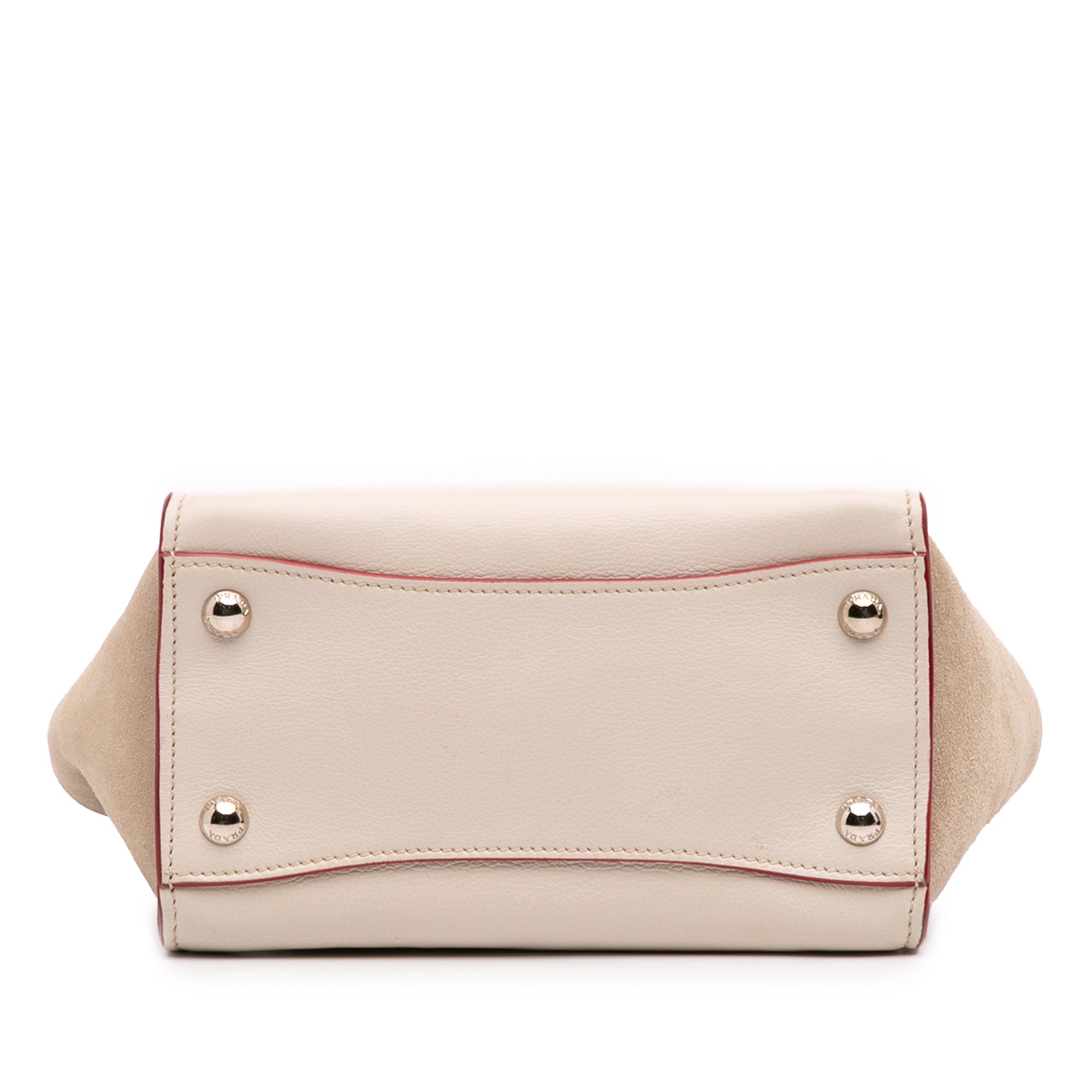 Mini Scamosciato Trimmed Glace Calf Twin Pocket Satchel