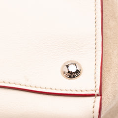 Mini Scamosciato Trimmed Glace Calf Twin Pocket Satchel