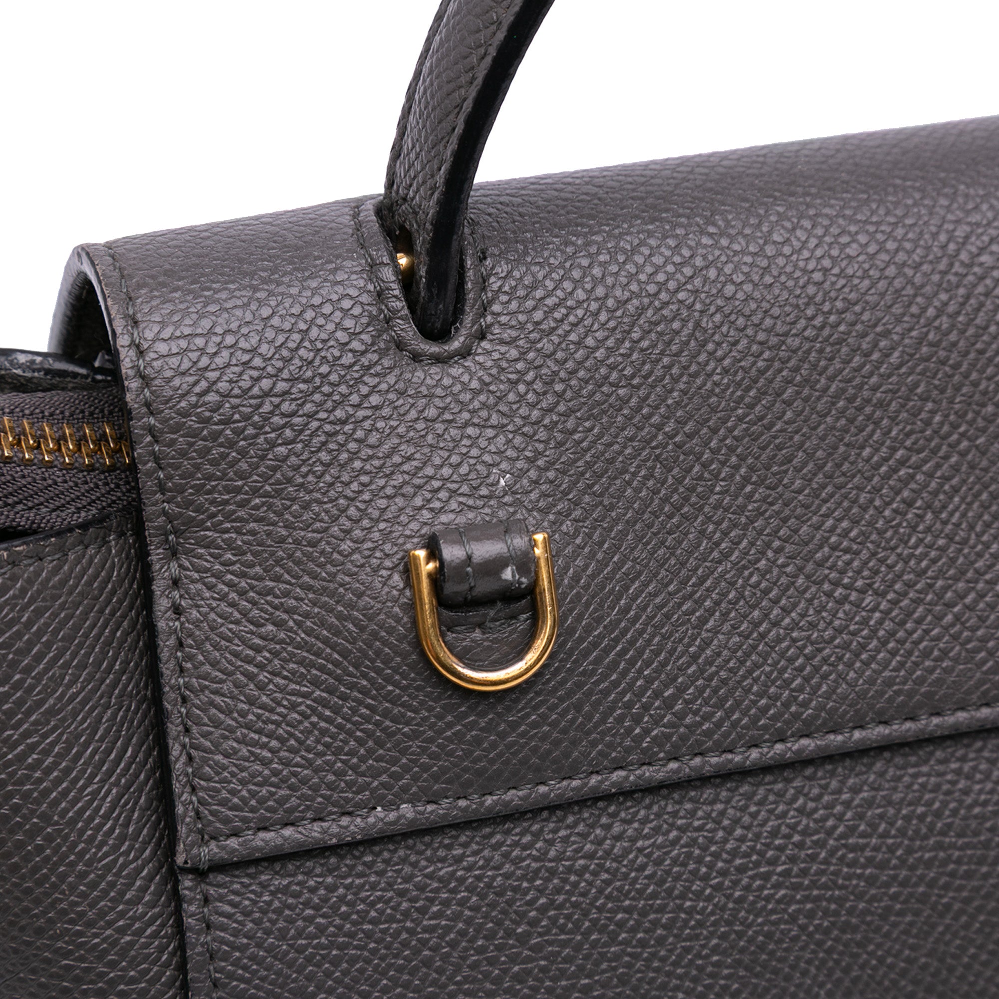 Nano Grained Calfskin Belt Bag