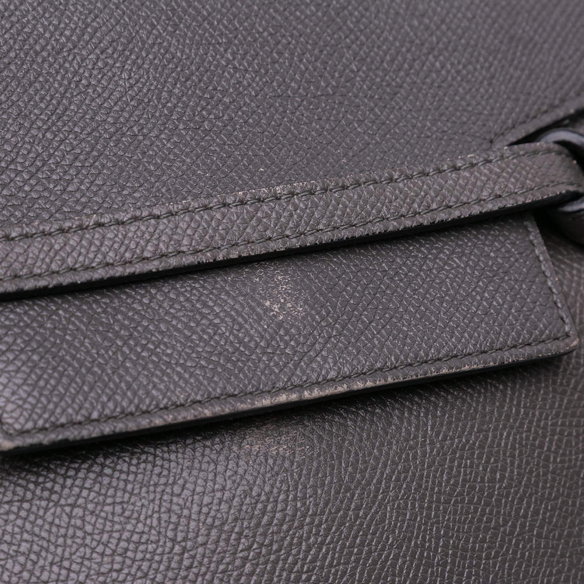 Nano Grained Calfskin Belt Bag