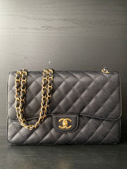 Chanel Caviar Jumbo Classic Flap Bag