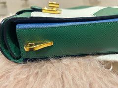 Prada Cahier Leather Flap Shoulder Bag