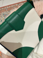 Prada Cahier Leather Flap Shoulder Bag