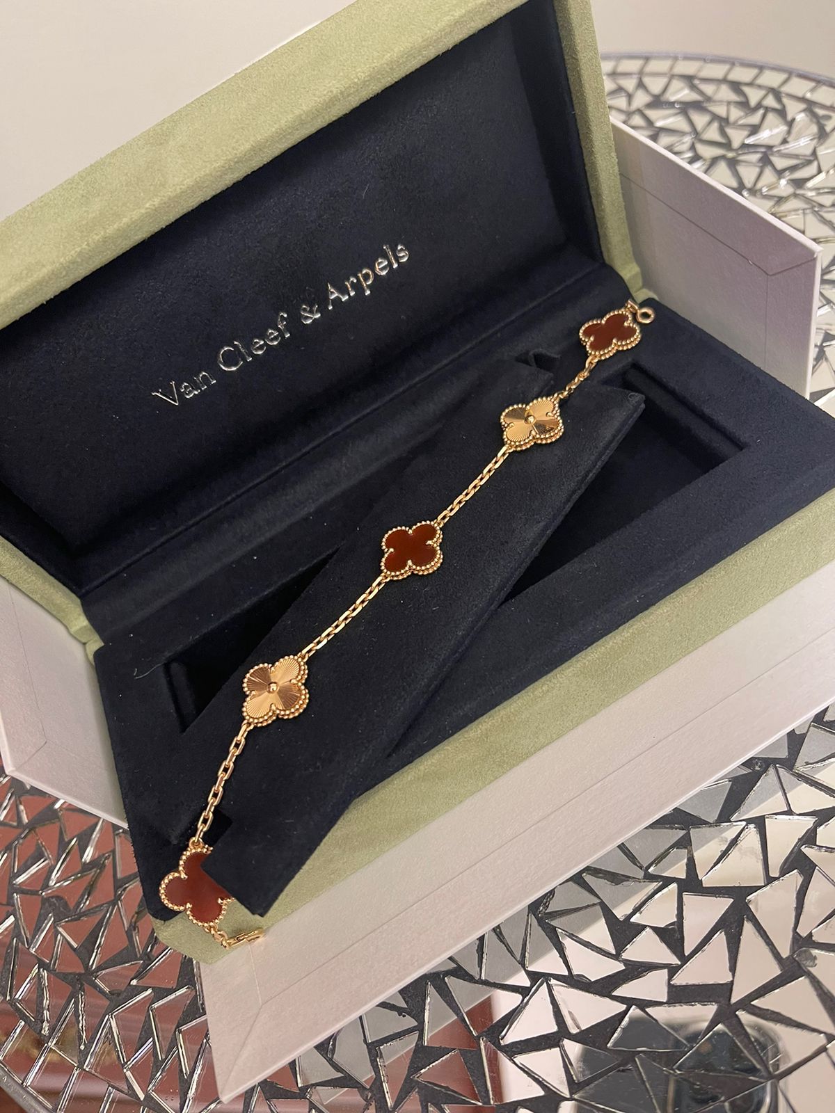 Van Cleef & Arpels Vintage Alhambra Bracelet 5 Motif