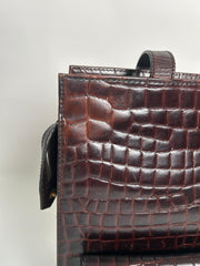 Croc Embossed Tote