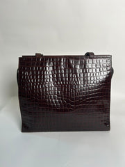 Croc Embossed Tote