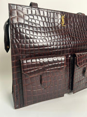 Croc Embossed Tote