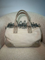 Mistolino Crystal Cluster Frame Satchel