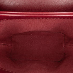 Quilted Calfskin Pearl Jewel Chain Flap
