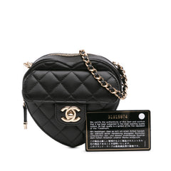 Mini Lambskin CC in Love Heart Crossbody