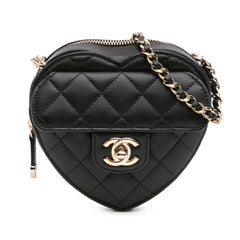 Mini Lambskin CC in Love Heart Crossbody