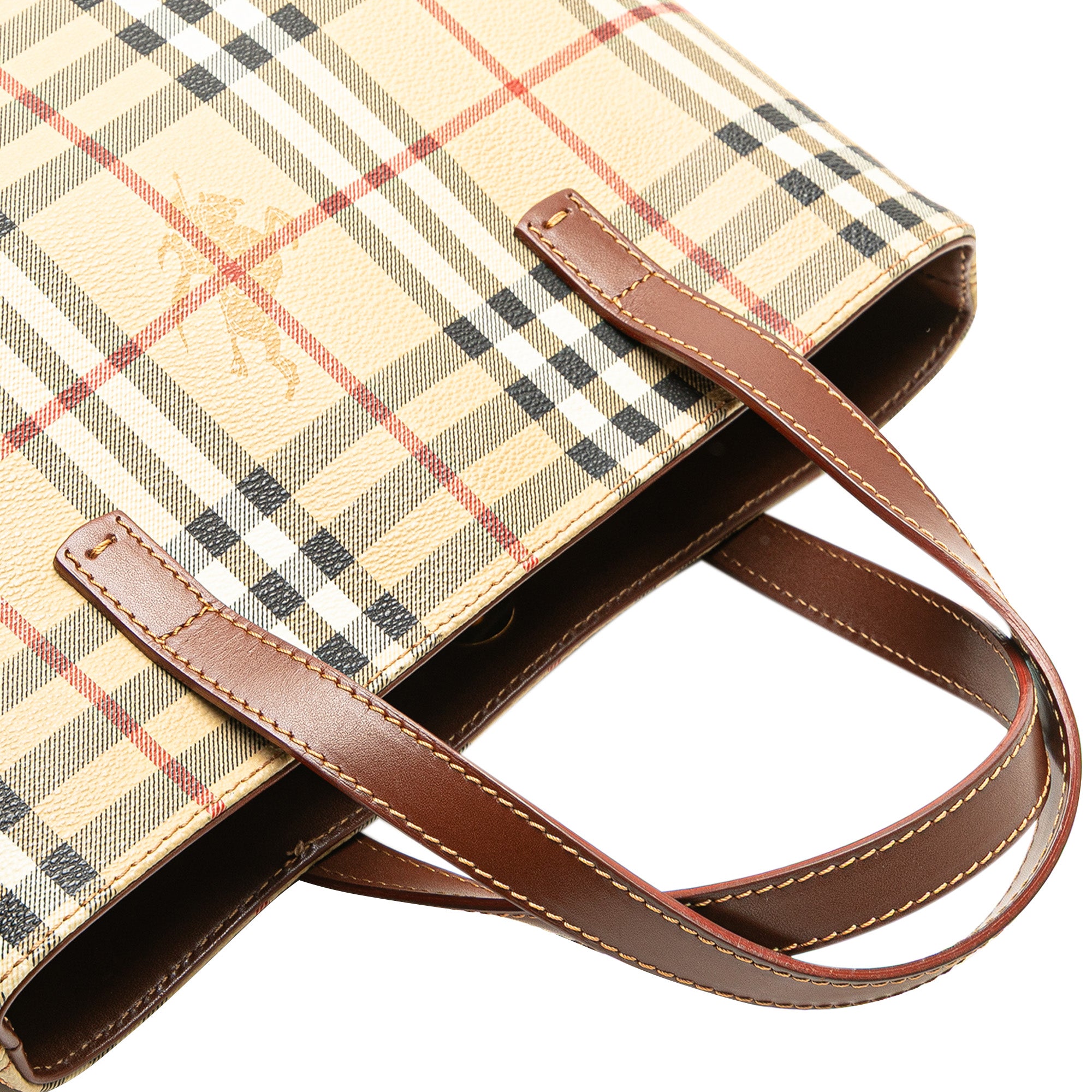 Haymarket Check Coated Canvas Tote