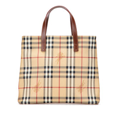 Haymarket Check Coated Canvas Tote