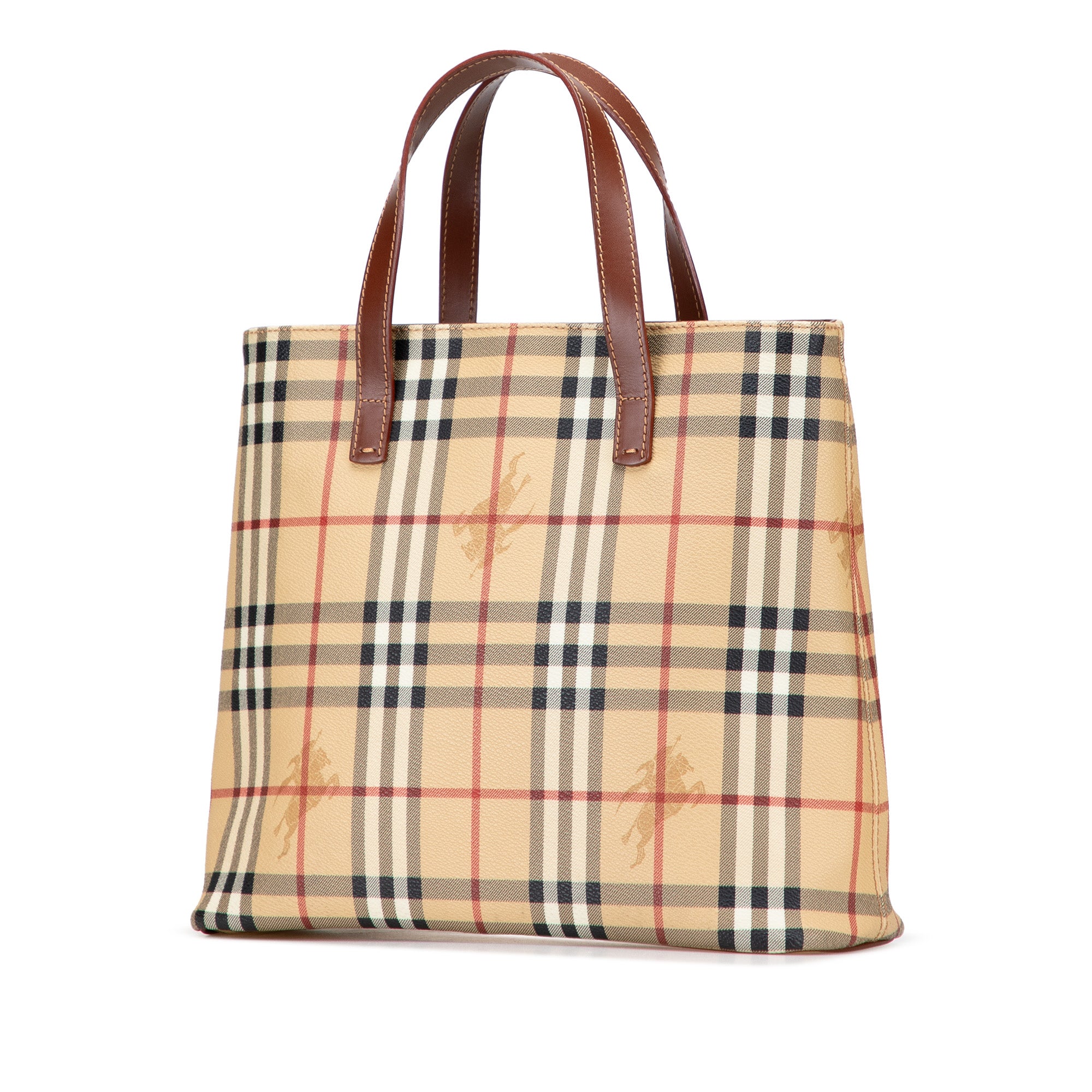 Haymarket Check Coated Canvas Tote