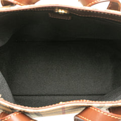 Haymarket Check Coated Canvas Tote