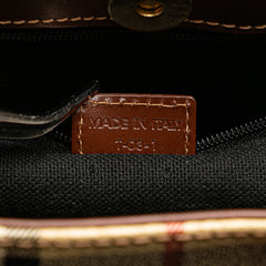 Haymarket Check Coated Canvas Tote
