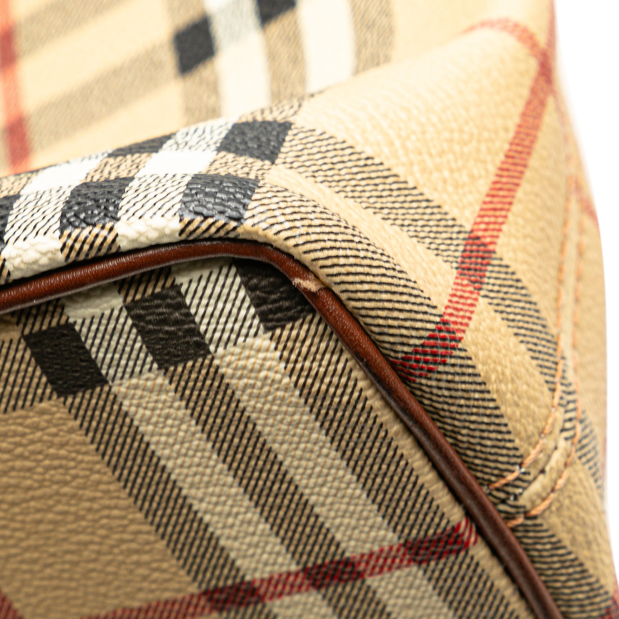 Haymarket Check Coated Canvas Tote