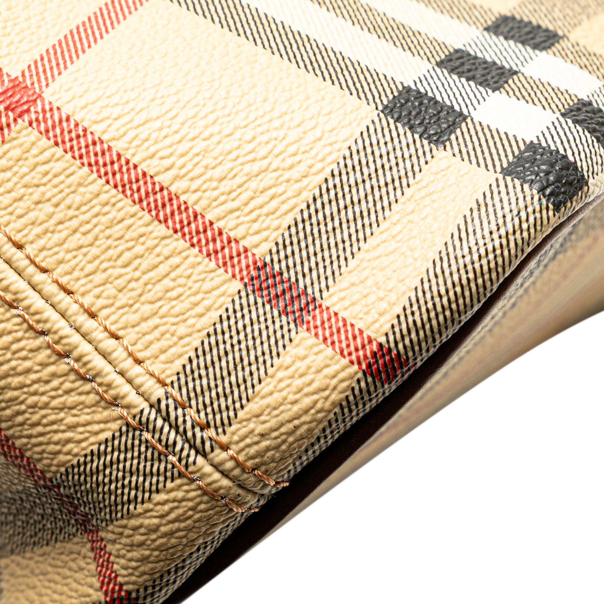 Haymarket Check Coated Canvas Tote