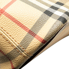 Haymarket Check Coated Canvas Tote