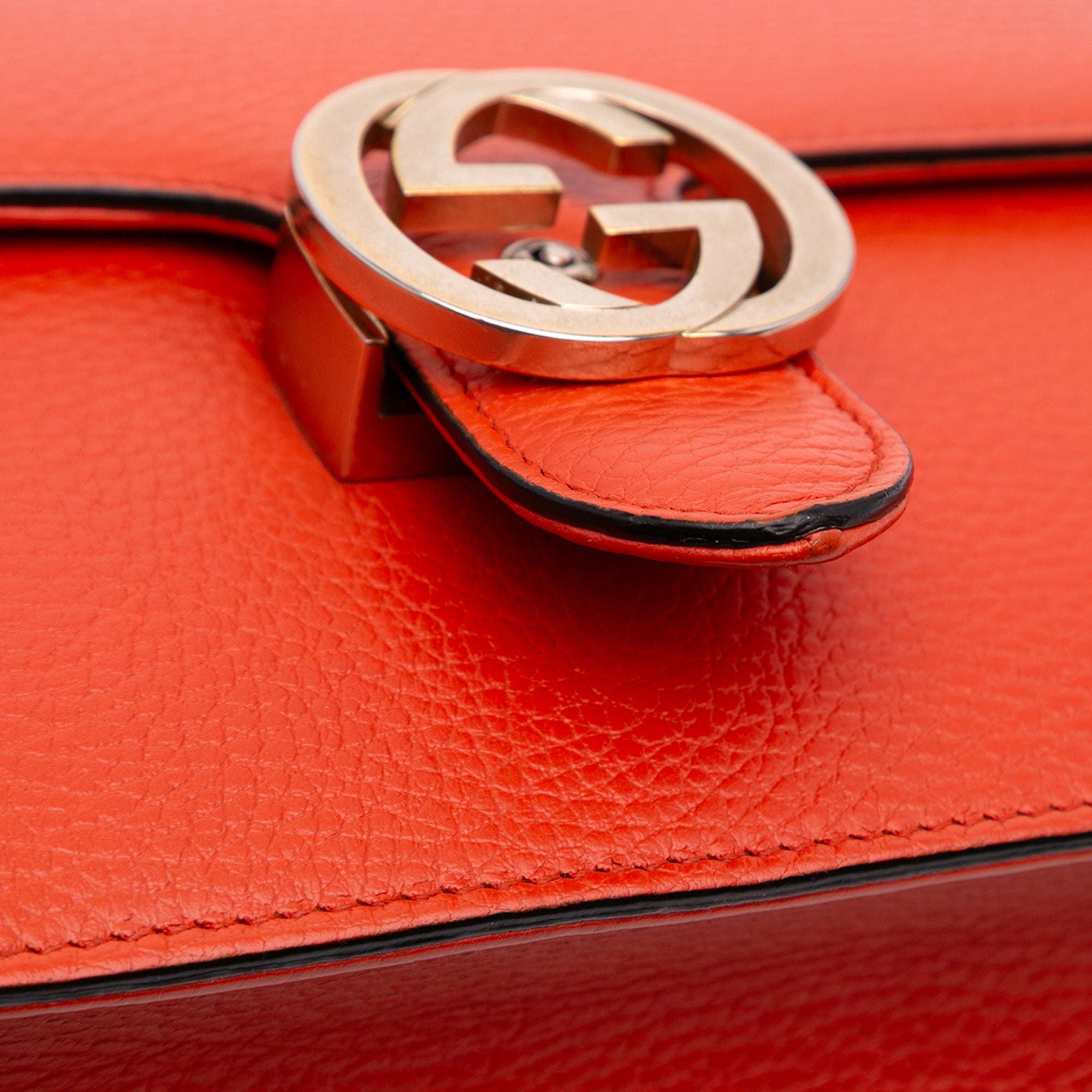 Small Dollar Calfskin Interlocking G Crossbody