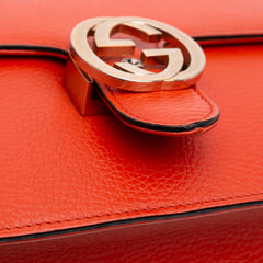 Small Dollar Calfskin Interlocking G Crossbody