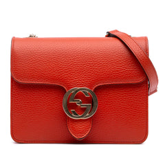 Small Dollar Calfskin Interlocking G Crossbody