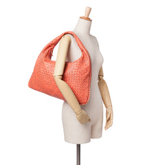Large Nappa Intrecciato Stitched Veneta Hobo