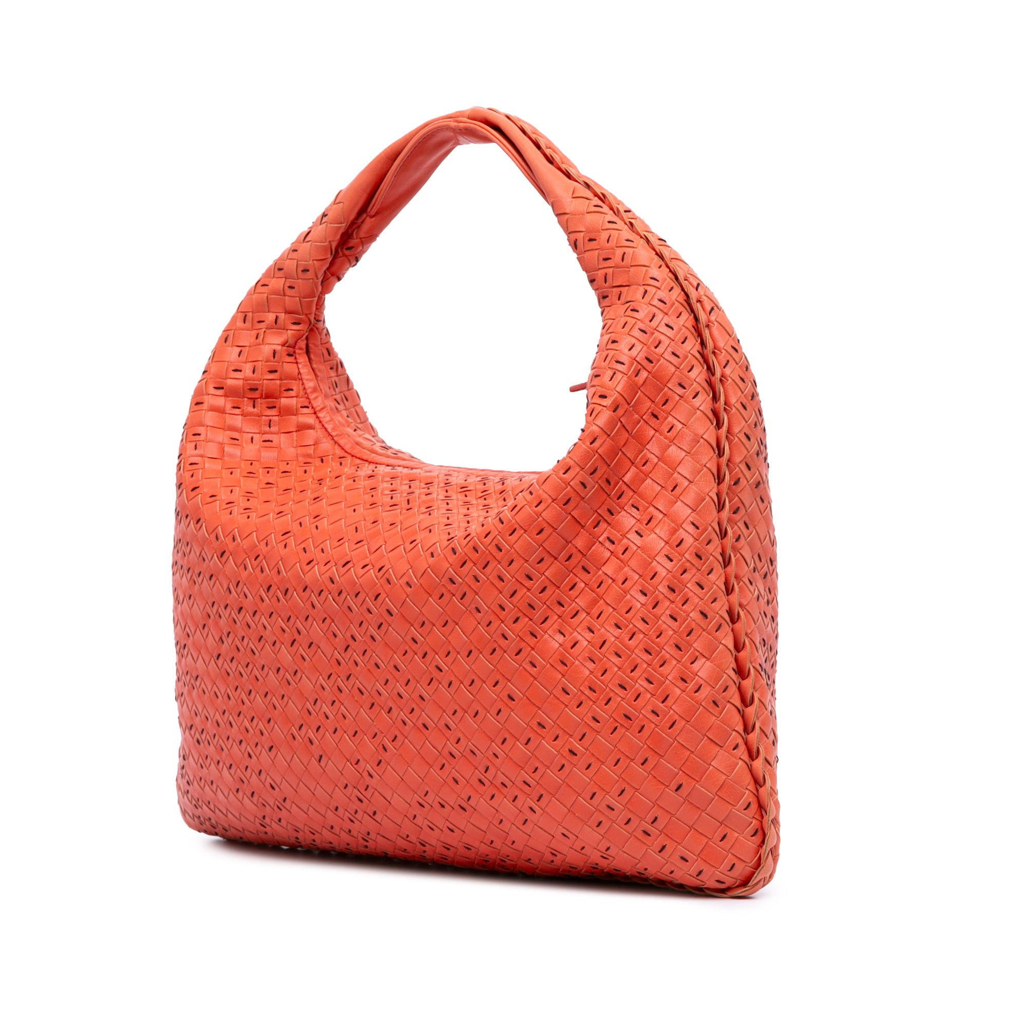 Large Nappa Intrecciato Stitched Veneta Hobo