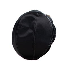 Lambskin and Satin Camellia Flower Evening Bag