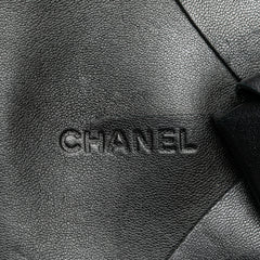 Lambskin and Satin Camellia Flower Evening Bag