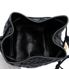 Small Nappa Intrecciato Bucket Bag