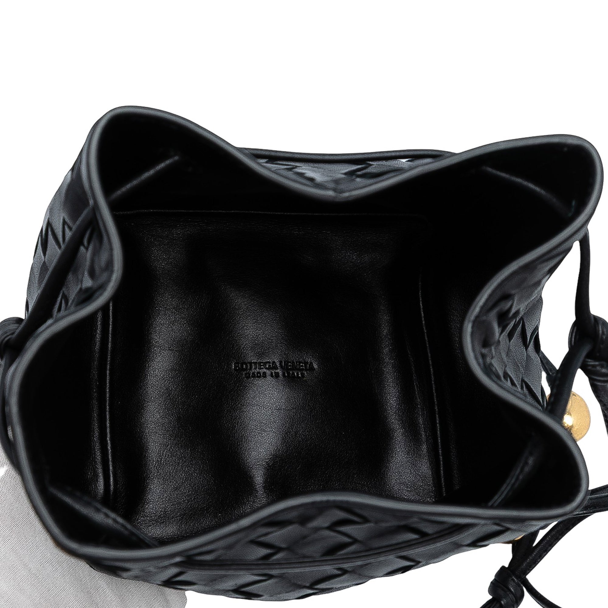 Small Nappa Intrecciato Bucket Bag