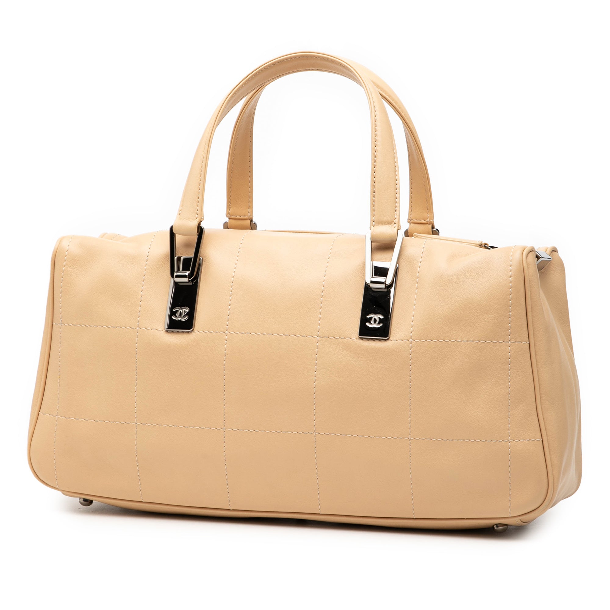 CC Square Quilted Lambskin Handbag