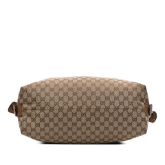 Large GG Canvas Bamboo Bar Tote