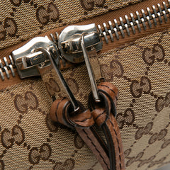 Large GG Canvas Bamboo Bar Tote