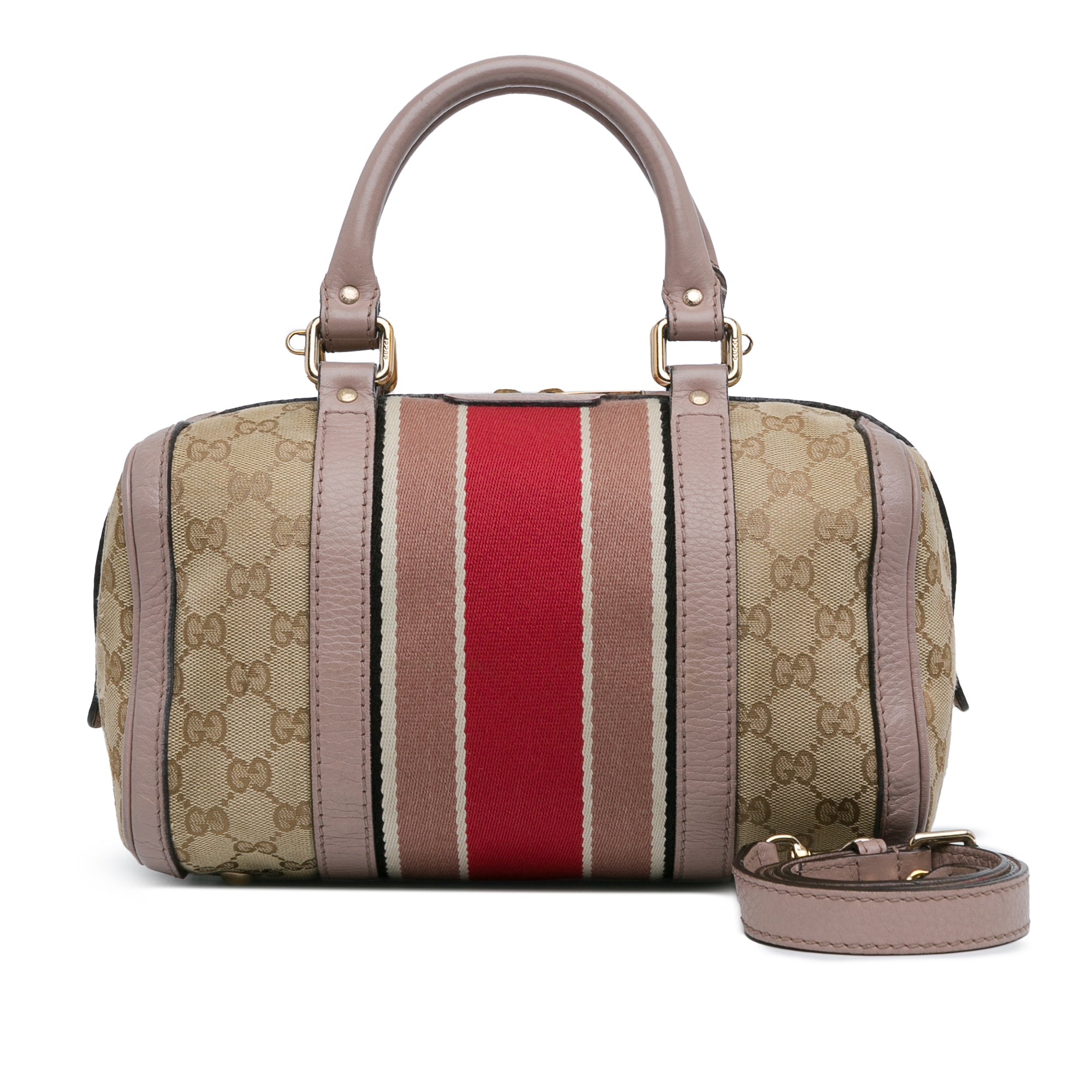 Small GG Canvas Joy Web Satchel