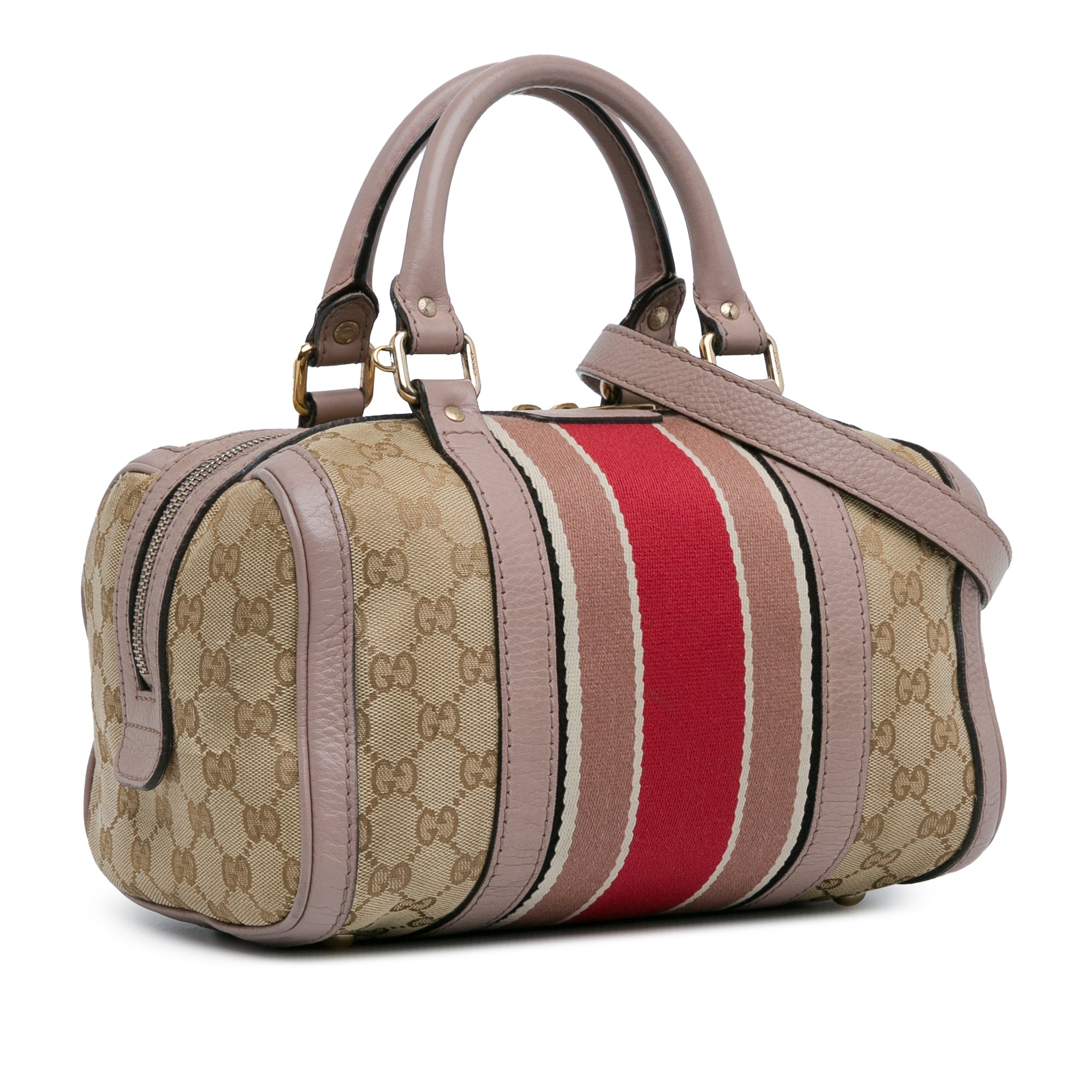 Small GG Canvas Joy Web Satchel