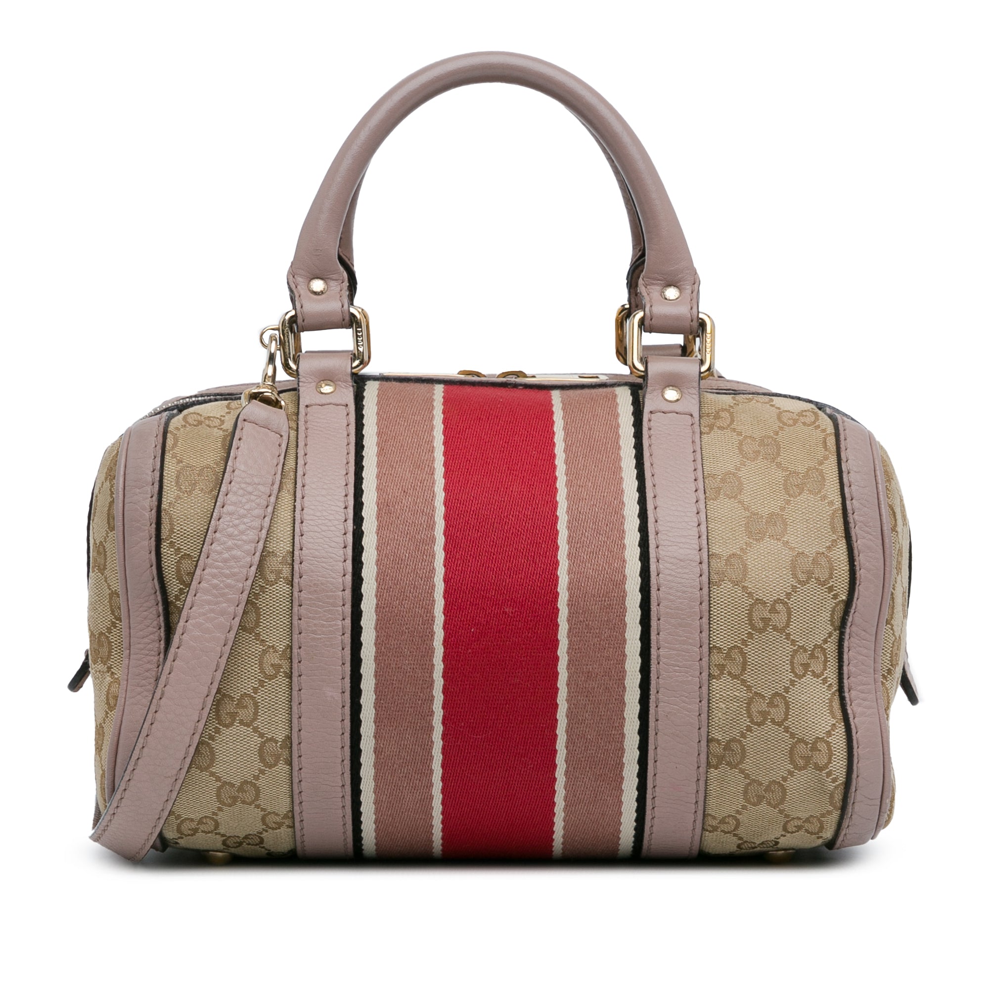 Small GG Canvas Joy Web Satchel