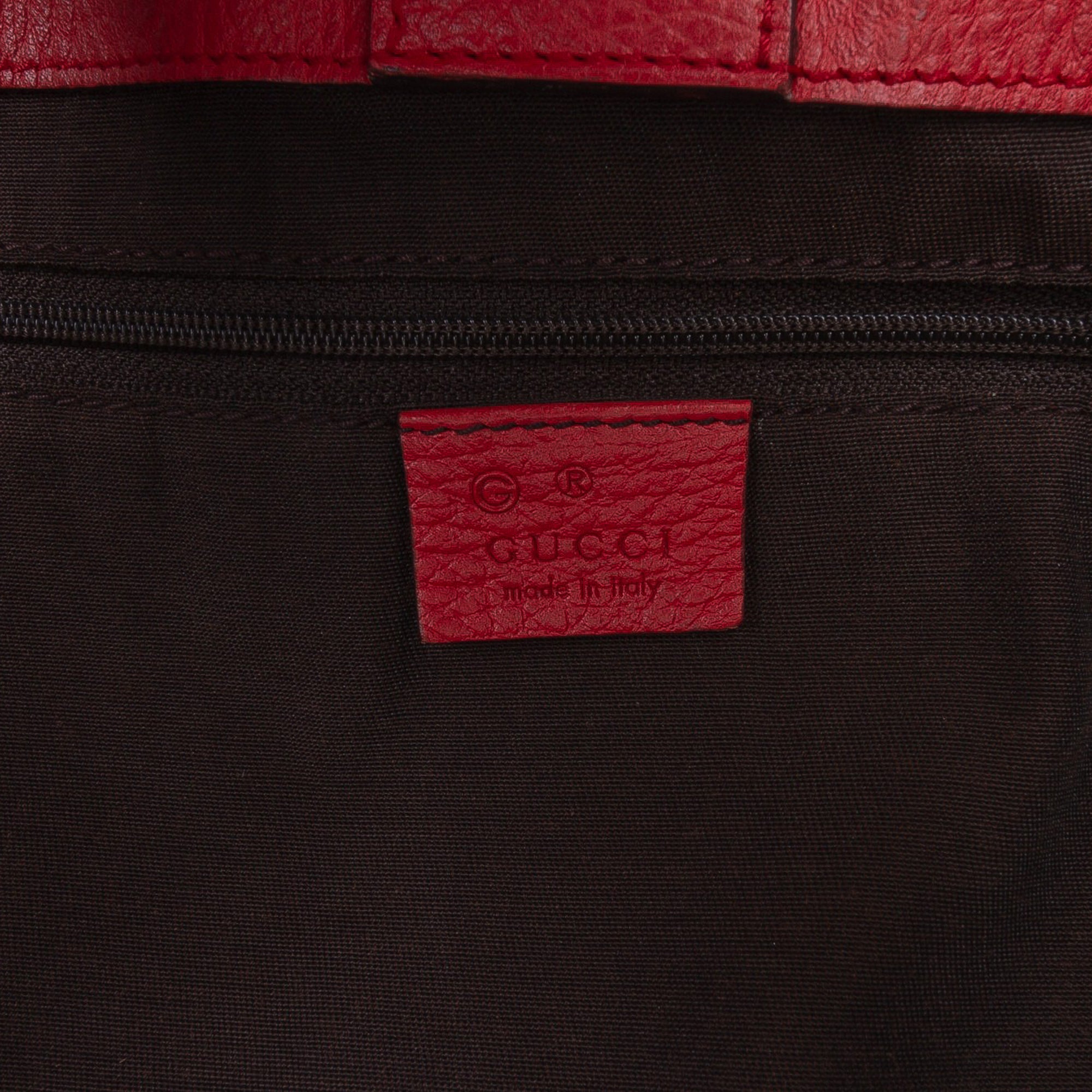 Leather Bamboo Tassel Tote