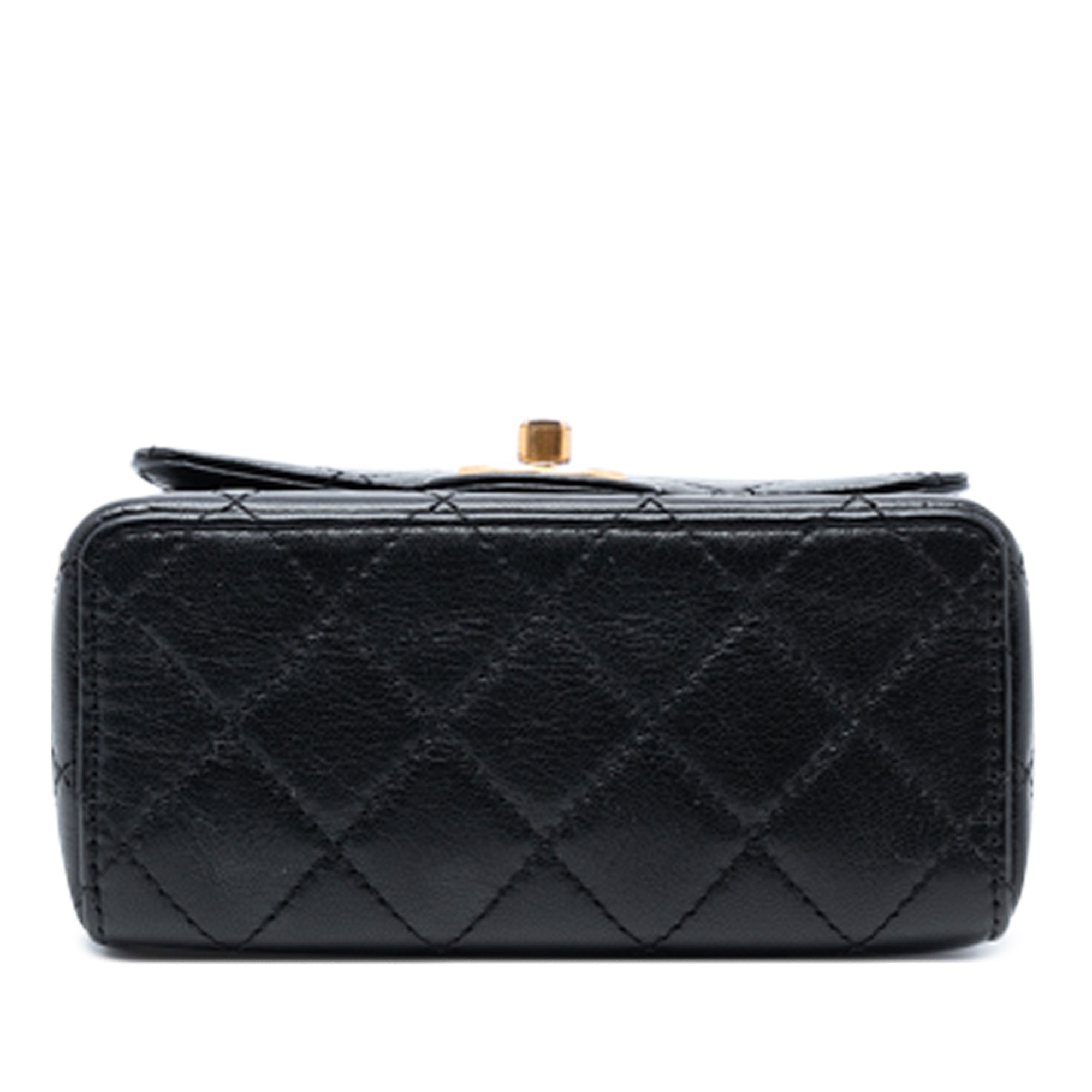 Mini Square Classic Goatskin Single Flap