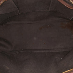 Smoked Check Coated Canvas Handbag