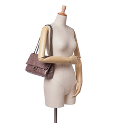 Reissue 2.55 Aged Metallic Calfskin Double Flap 226
