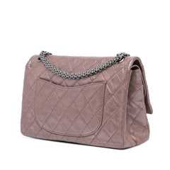 Reissue 2.55 Aged Metallic Calfskin Double Flap 226