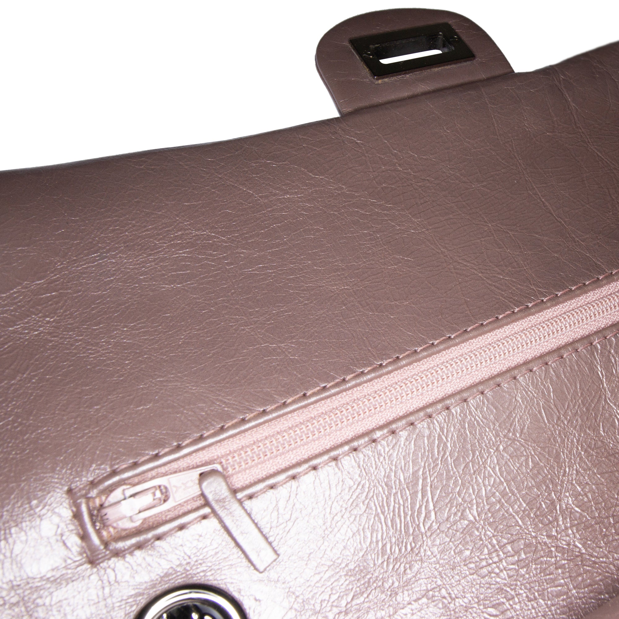Reissue 2.55 Aged Metallic Calfskin Double Flap 226