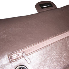 Reissue 2.55 Aged Metallic Calfskin Double Flap 226