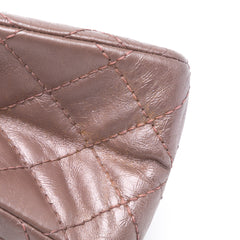 Reissue 2.55 Aged Metallic Calfskin Double Flap 226