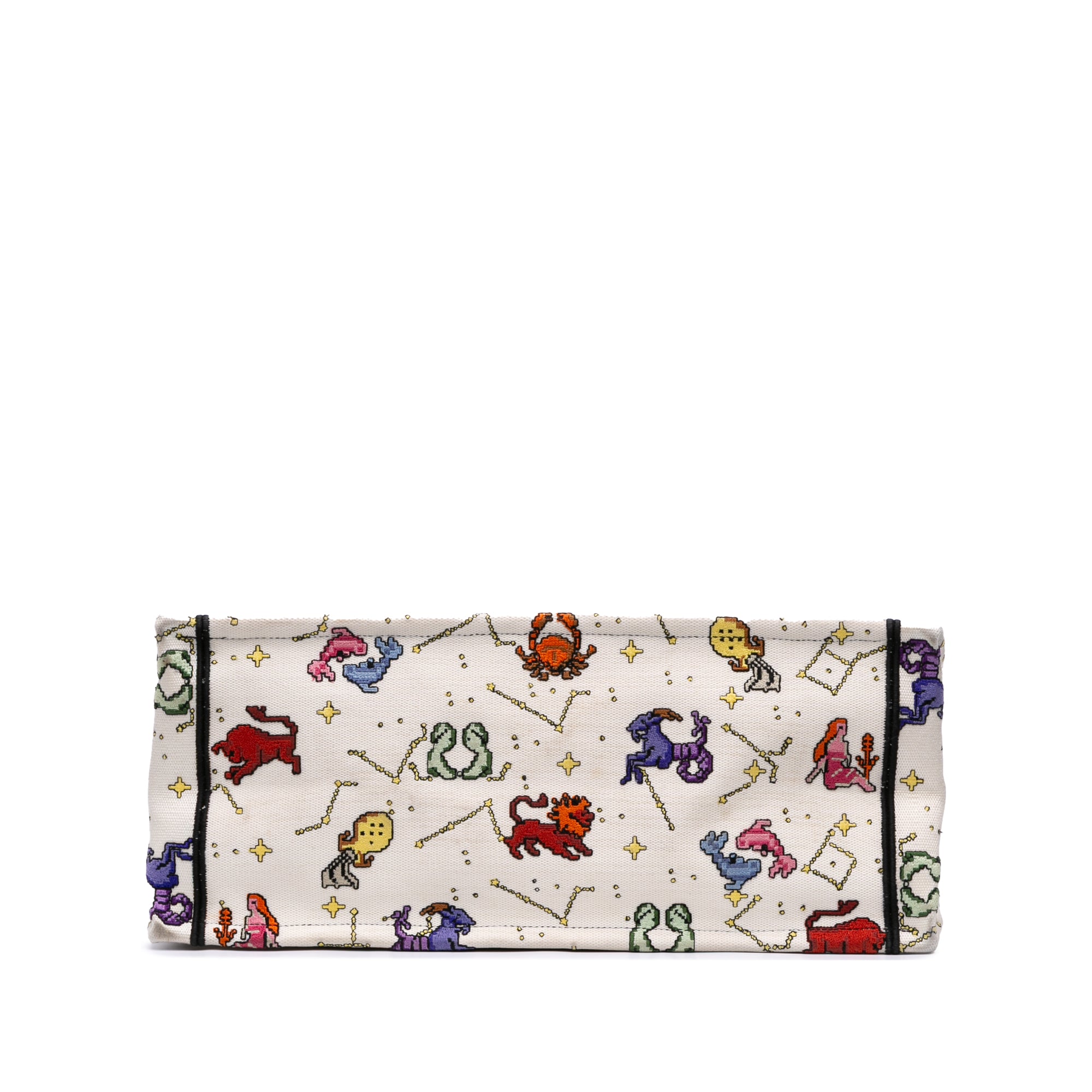 Large Zodiac Pixel Zodiac Book Tote