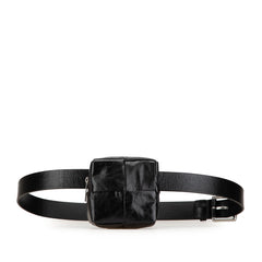 Paper Calfskin Intrecciato Cassette Belt Bag