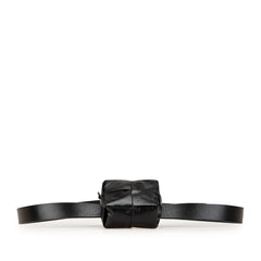 Paper Calfskin Intrecciato Cassette Belt Bag